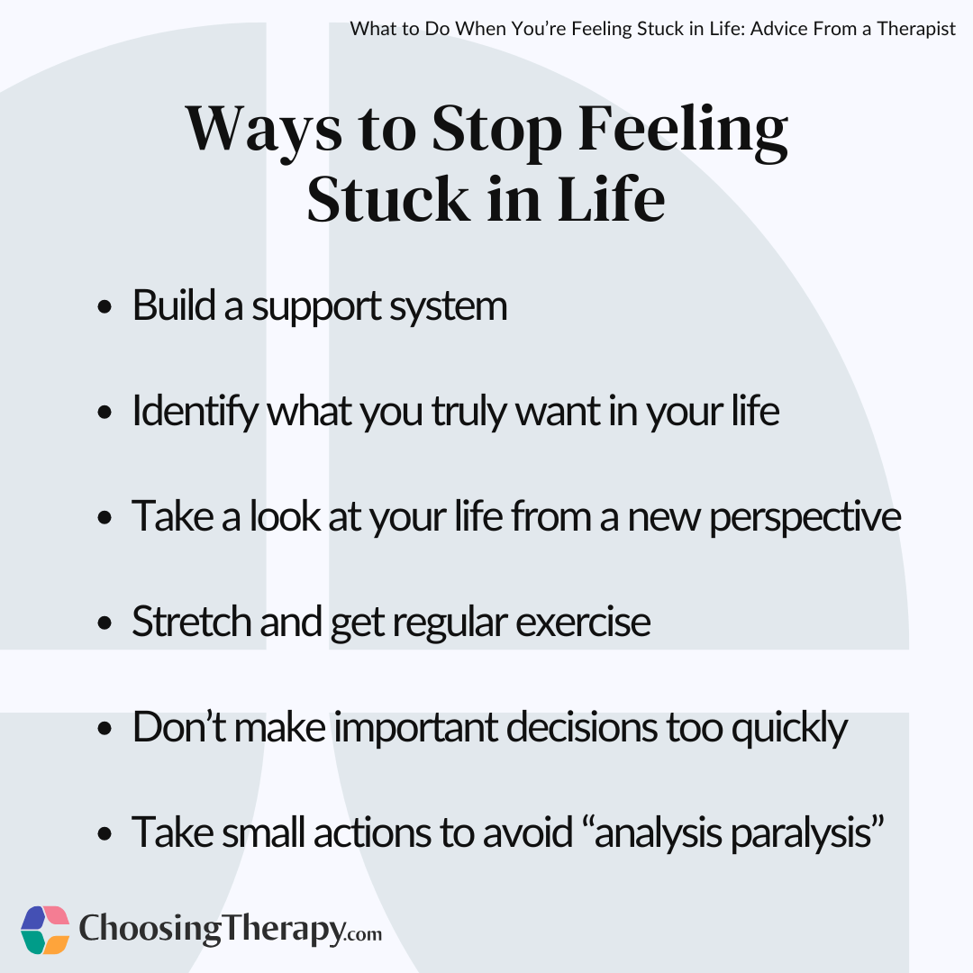 12 Strategies to Help You Feel Less Stuck in Life