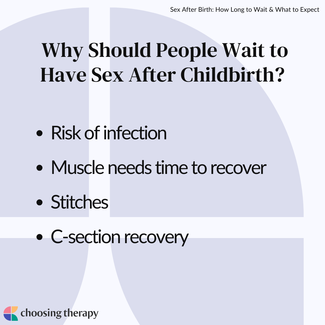 How Long After Giving Birth Before You Can Have Sex?