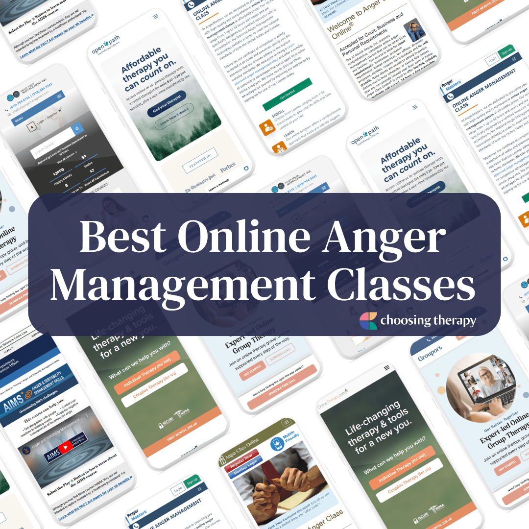 Best Anger Management Classes Online for 2024
