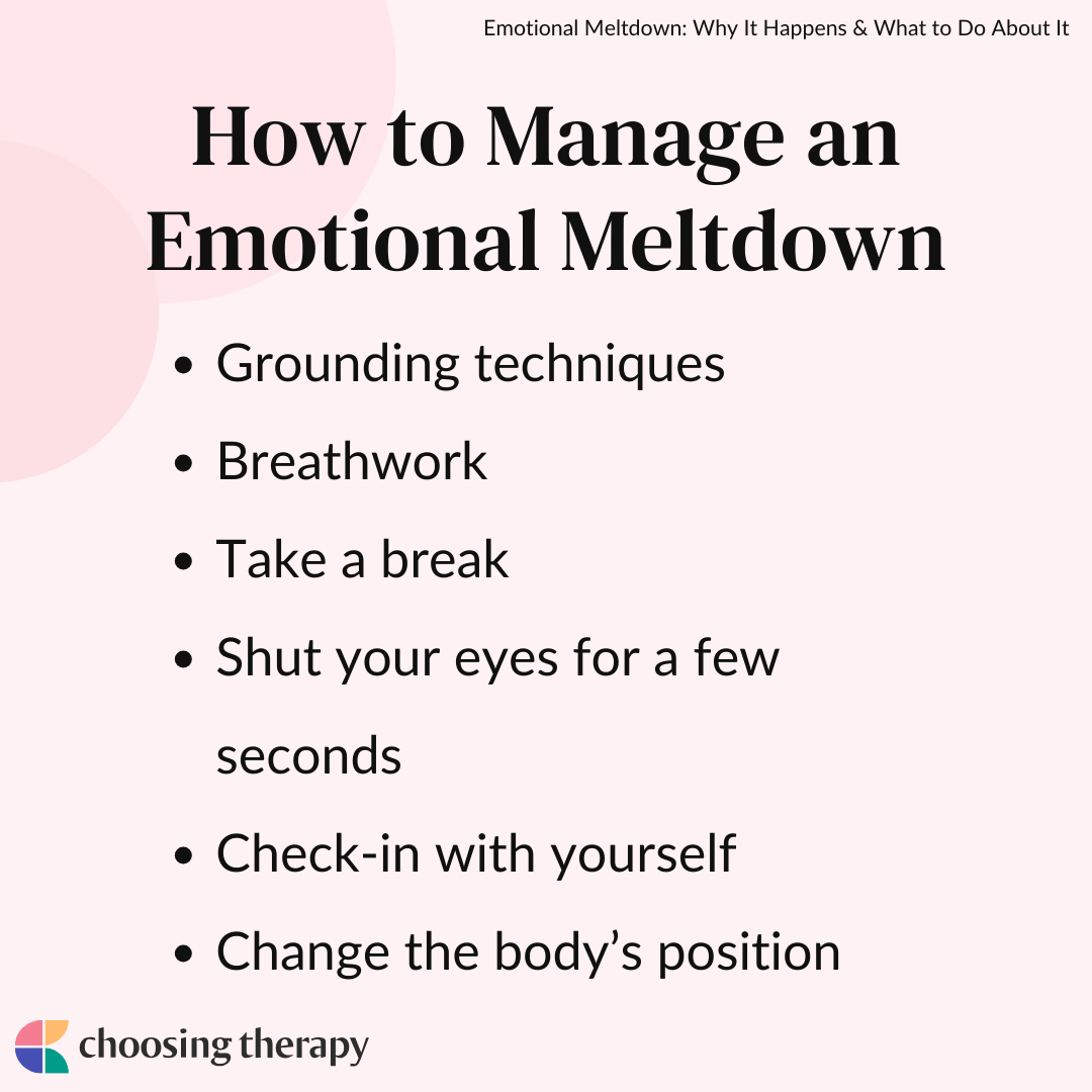 Emotional Meltdown Meaning, Symptoms, & What to Do