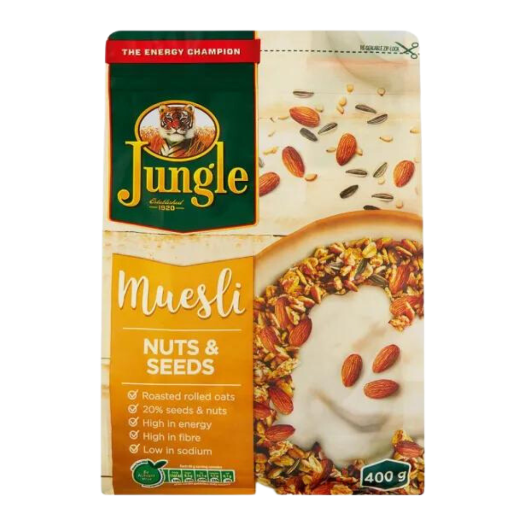 Jungle Muesli Nuts/Seeds 400g Chopbox