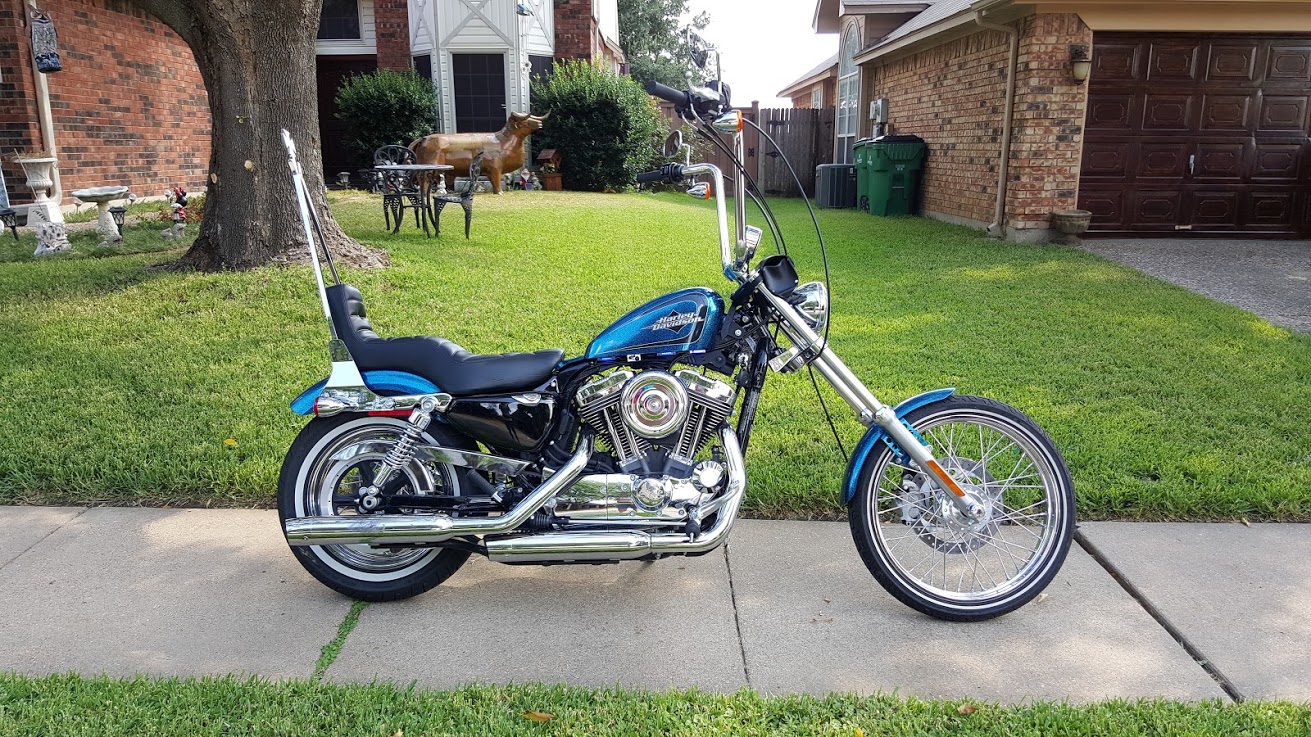 Before & After Chopper Kit Install