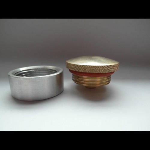 gas cap brass vented ,Harley, bobber, custom, chopper, weld in