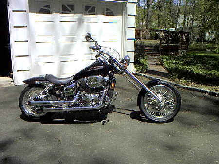 AME Wide Glide Chopper Kit Fits Honda Shadow Models (450 x 337 Pixel)