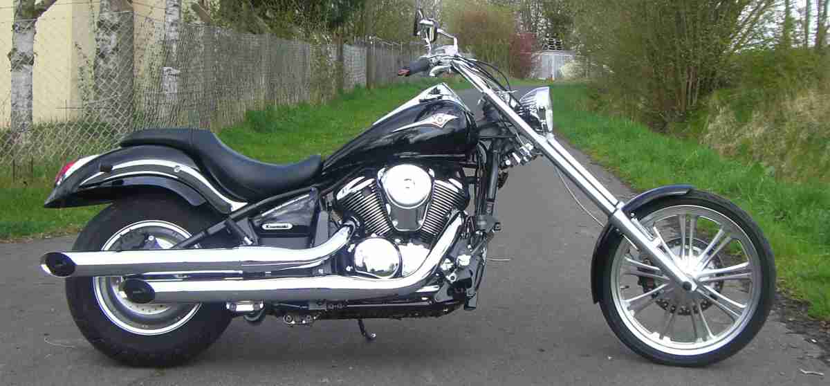 Chopper Kit, HarleyDavidson chopper kits, 9 deg., 14 deg., and 18 deg. rake, bolt on chopper