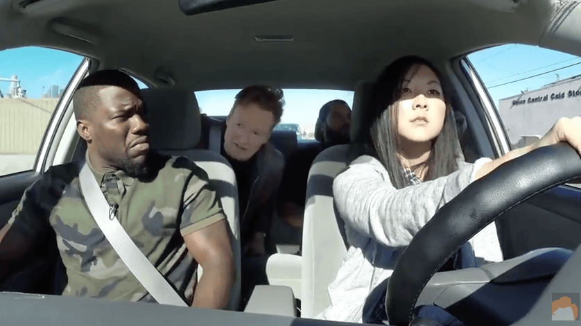 Conan, Kevin Hart and Ice Cube Teach Driving CHOPSO