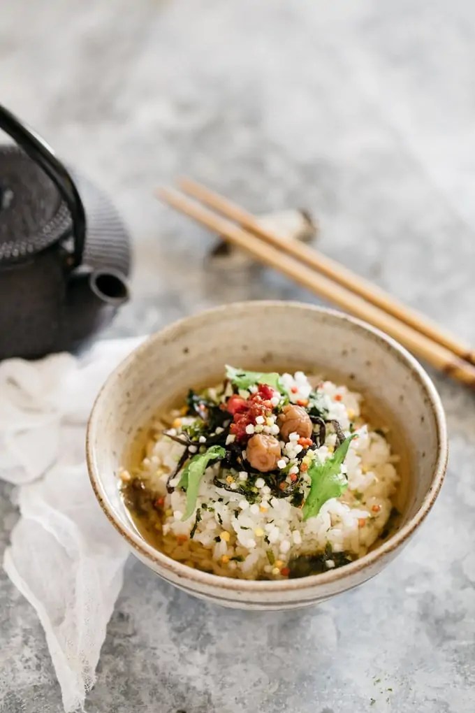 Ochauzuke Japanese tea rice Chopstick Chronicles