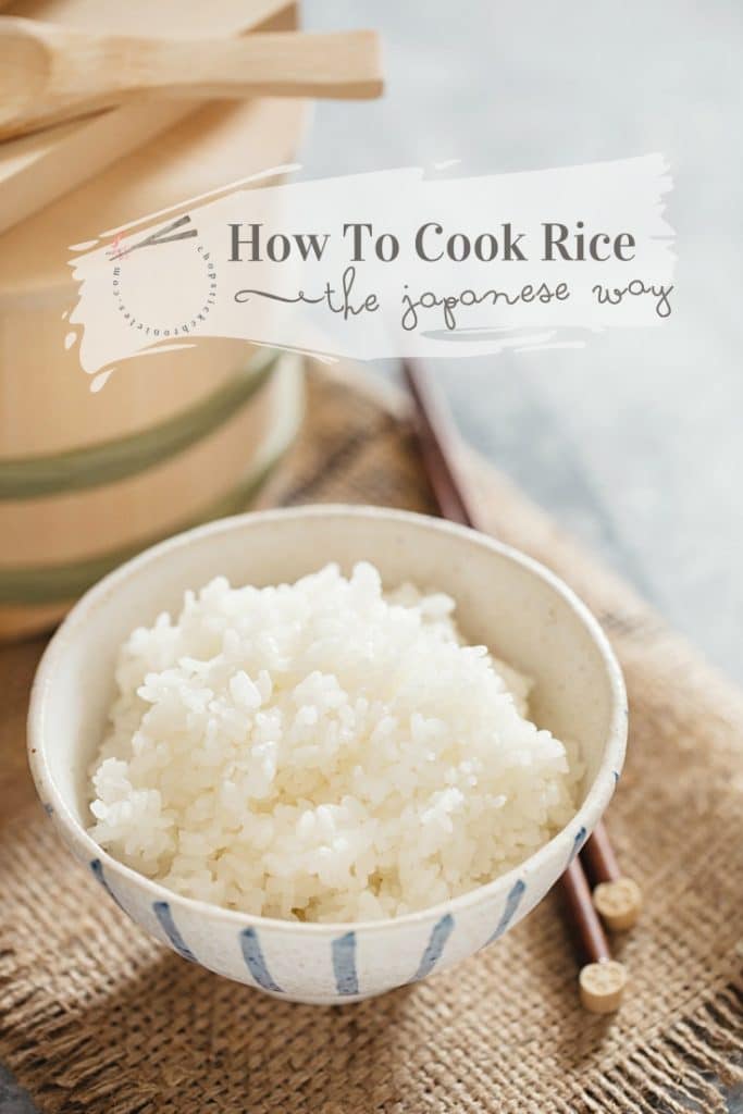 How to Cook Rice Chopstick Chronicles