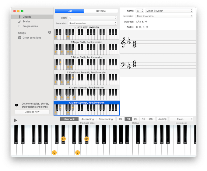Mac Piano Chords and Scales