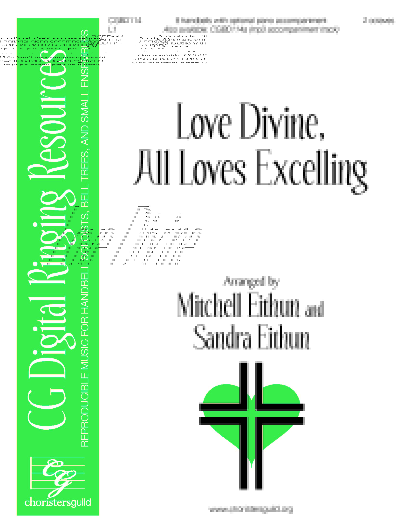 CGBD114 Love Divine, All Loves Excelling 8 bells (reproducible)