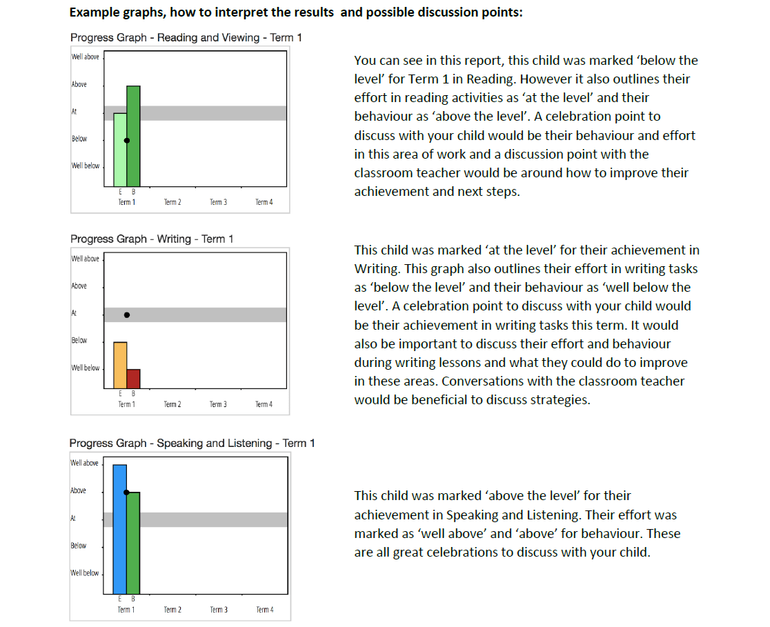 Progress Report Chart