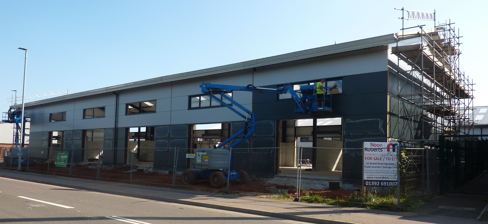 The second phase of construction of our 12 Industrial Trade Counter