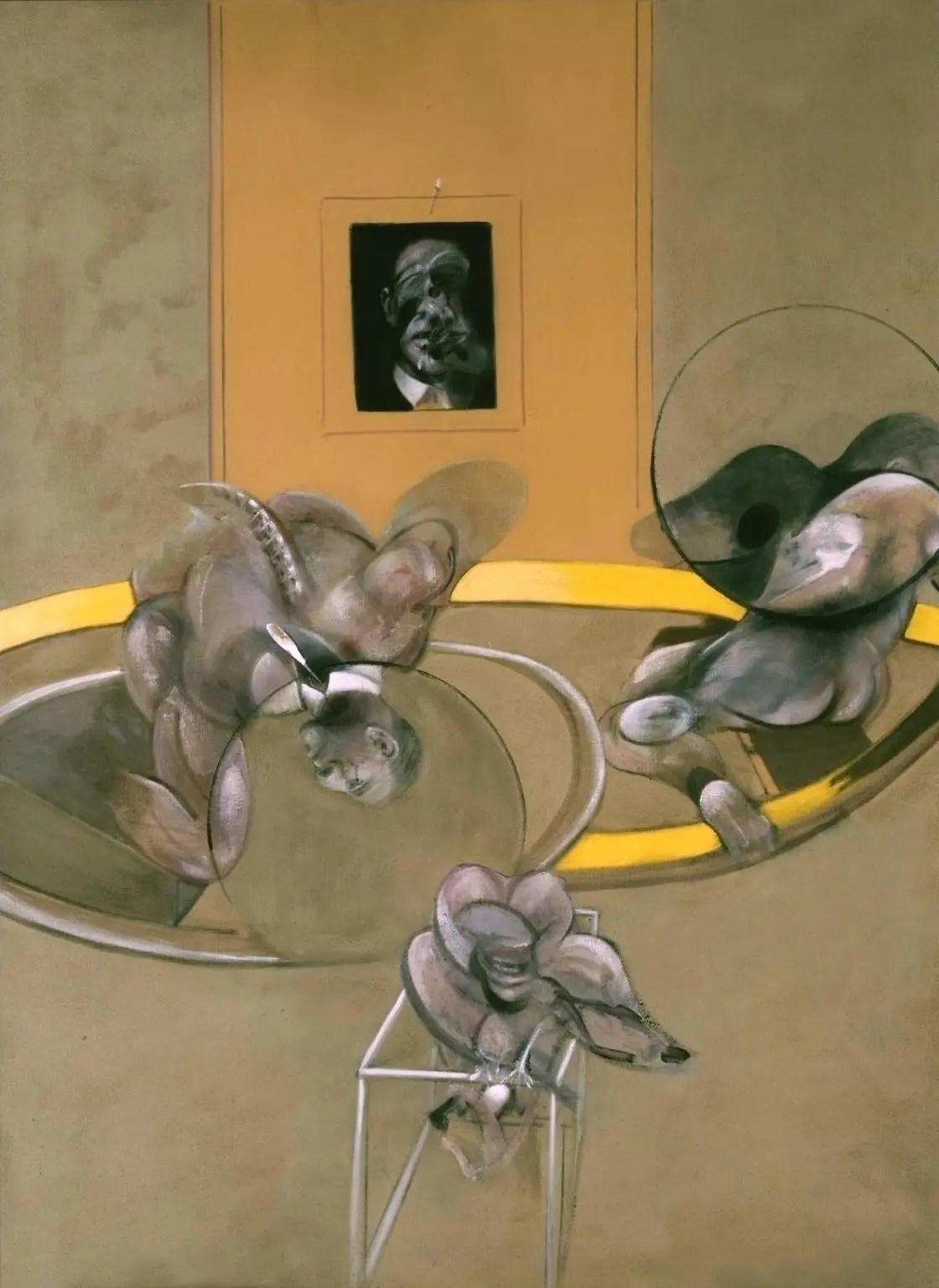 Three Figures and Portrait 1975 by Francis Bacon 19091992