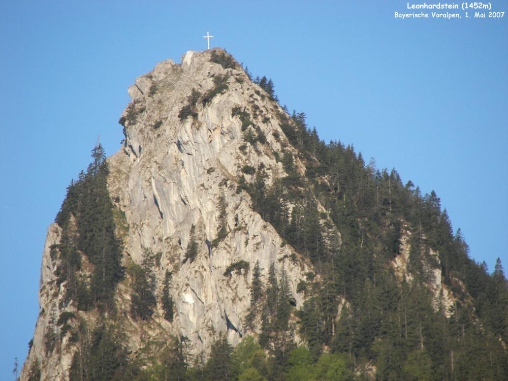 Leonhardstein, 1452m Mangfallgebirge (Bayern)