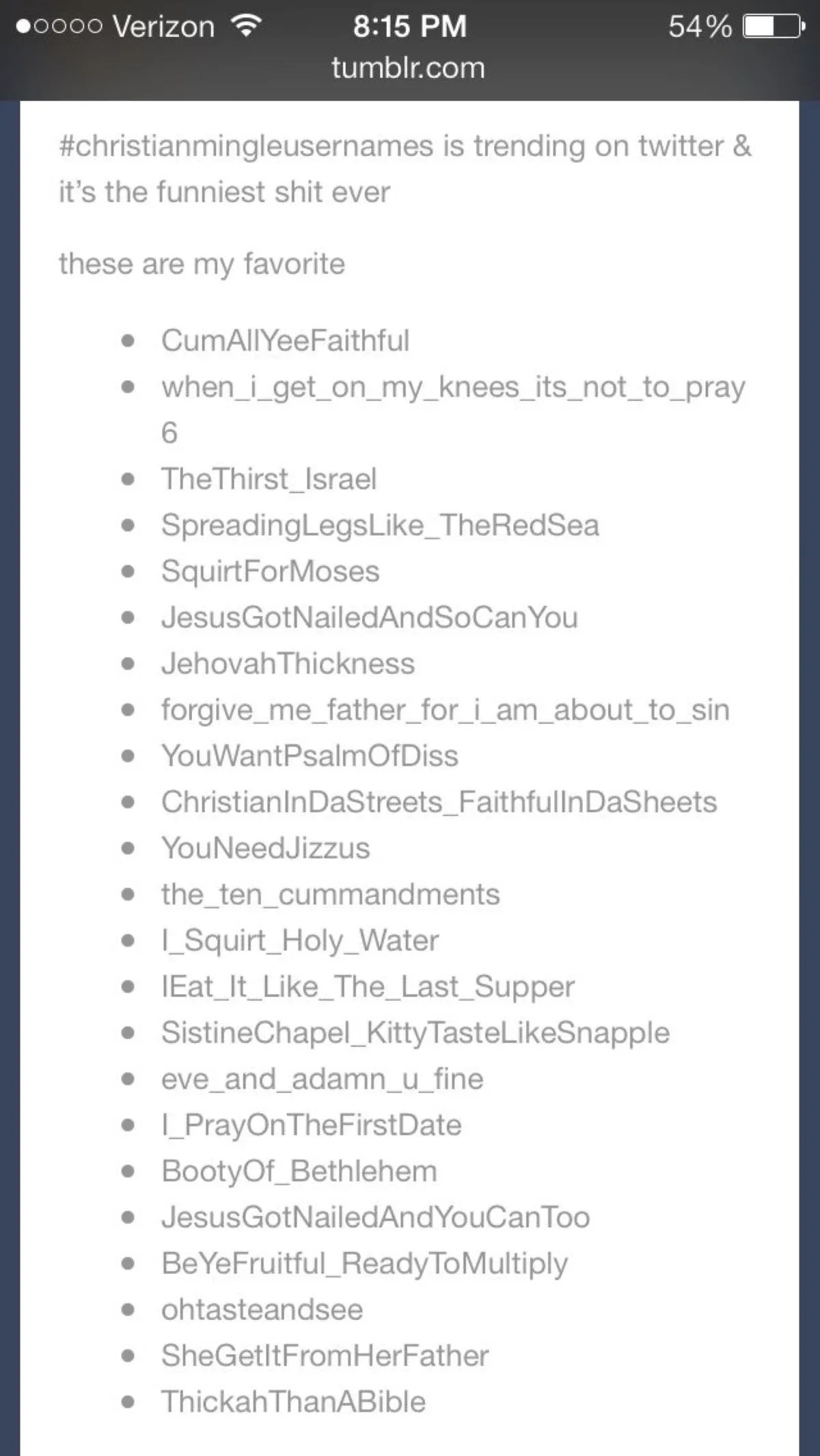 Hilarious Christian Mingle Usernames Faith Meets Humor Christian site