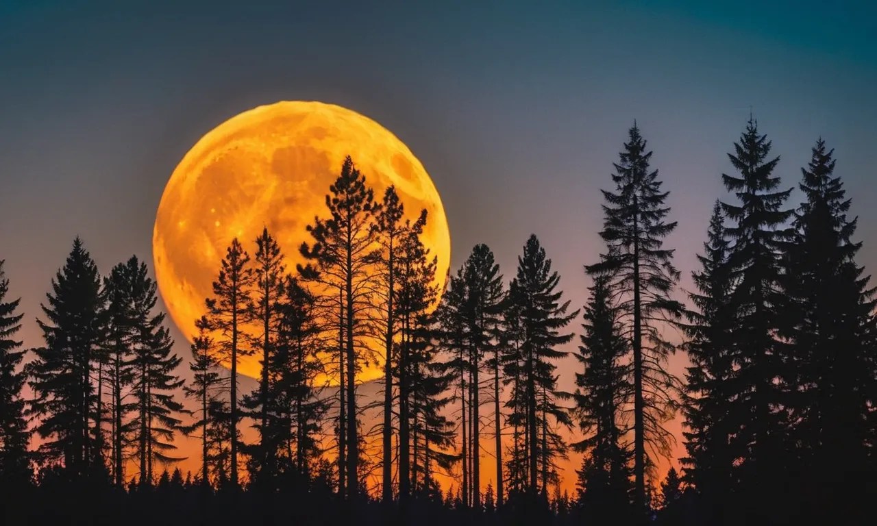 The Mystical Meaning Of An Orange Moon: Unraveling The Celestial