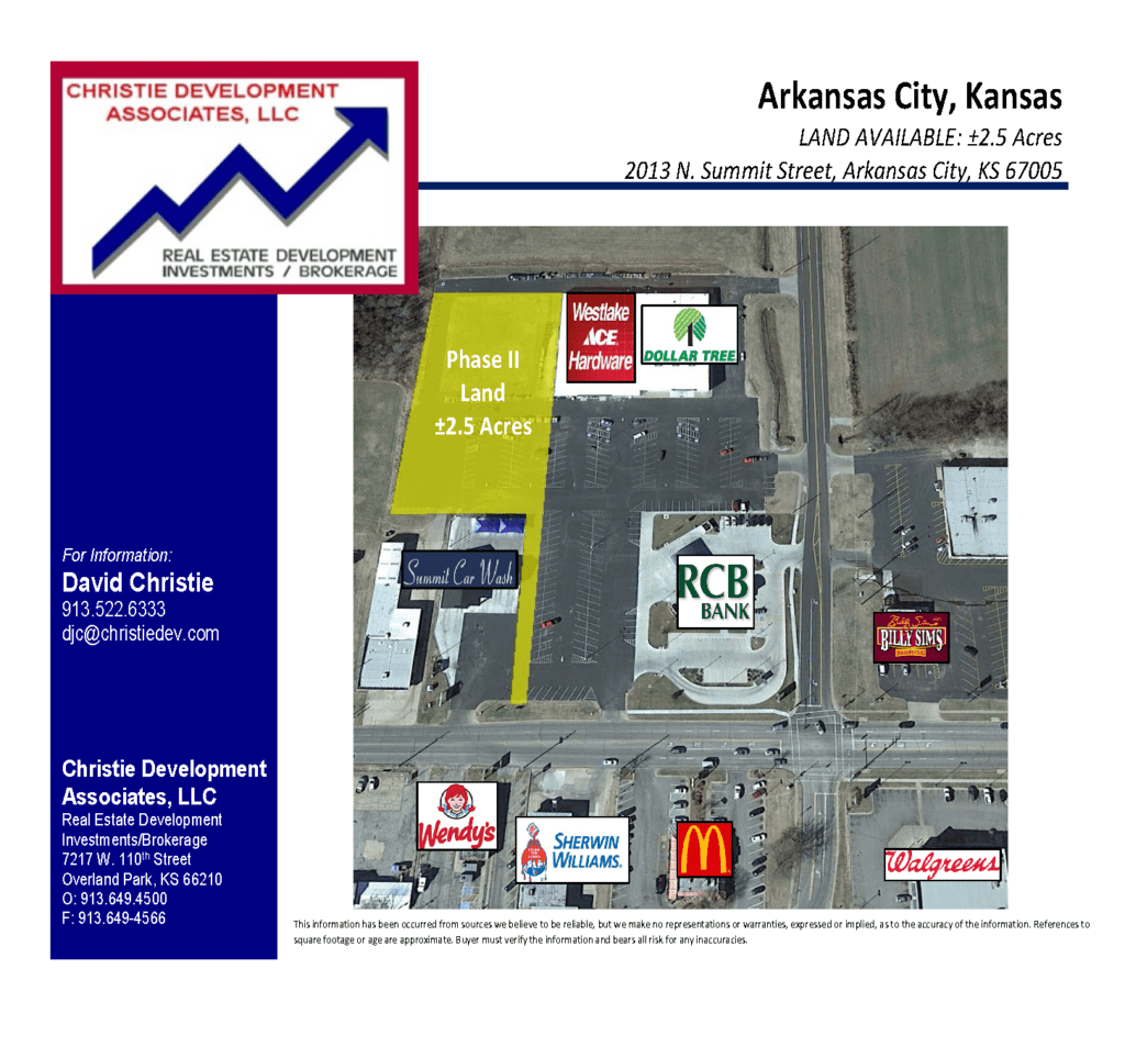 Arkansas City, KS Christie Development