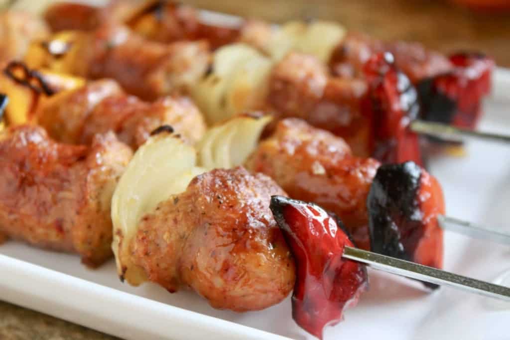 Italian Sausage Skewers Christina's Cucina