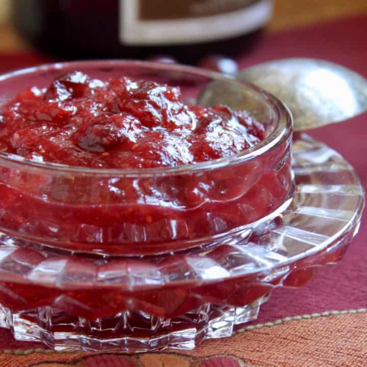 Cranberry Orange Sauce with Grand Marnier (Triple Orange Flavor