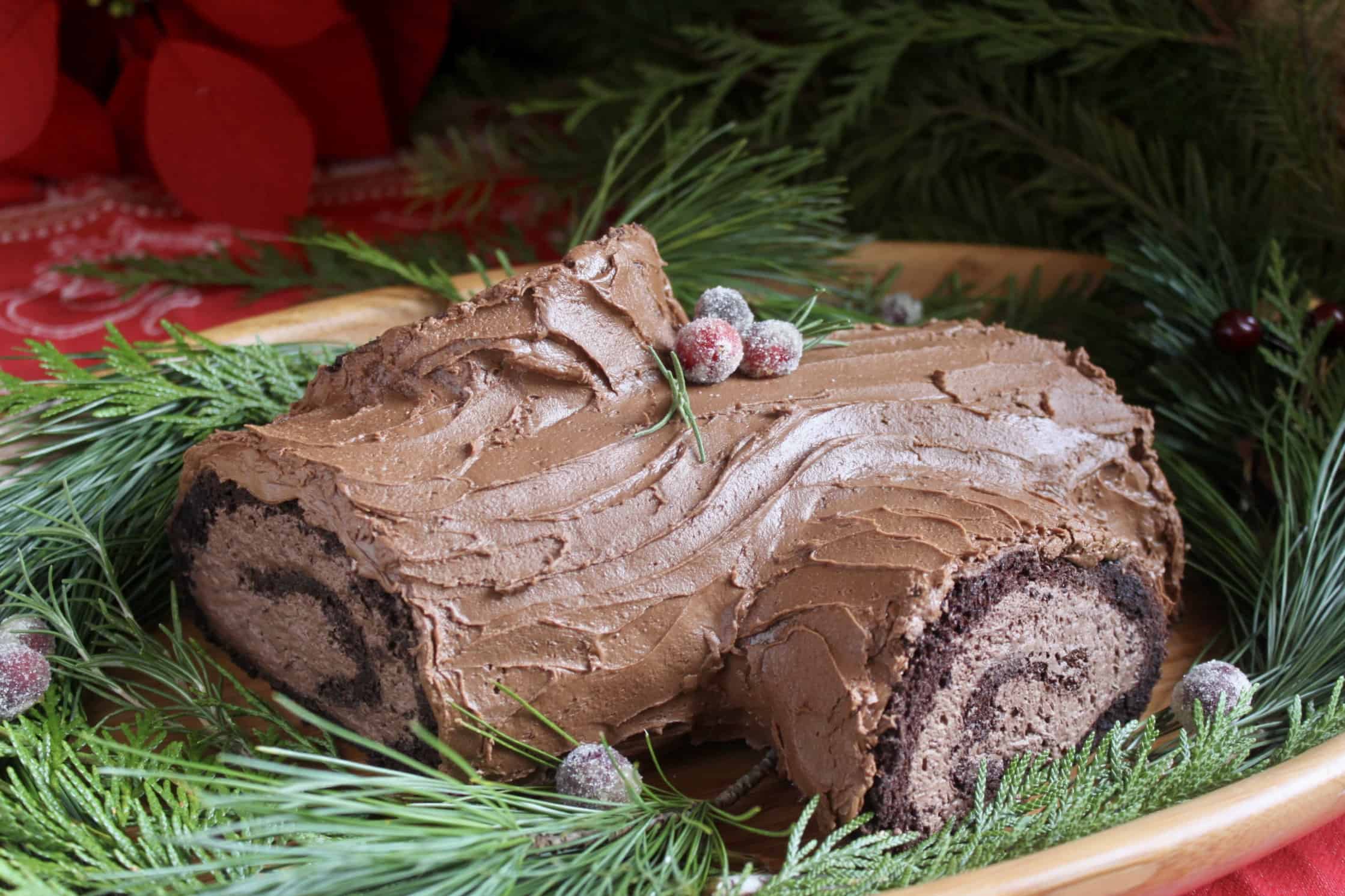 Yule Log (Easy and Delicious) Christina's Cucina