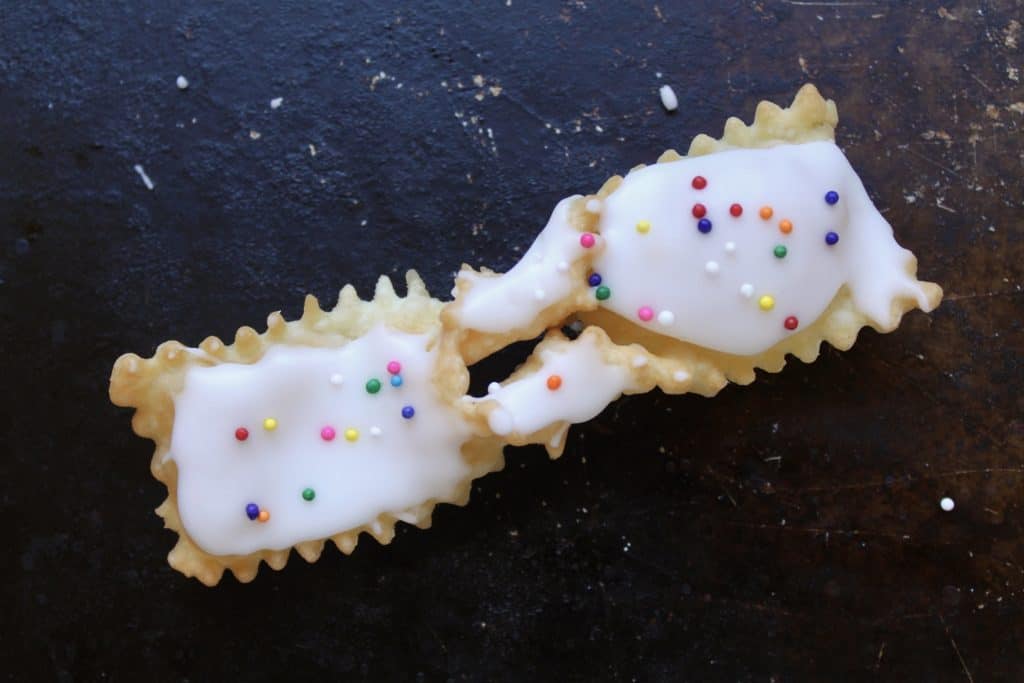 Frappe or Cioffe Italian Bow Tie Cookies Christina's Cucina
