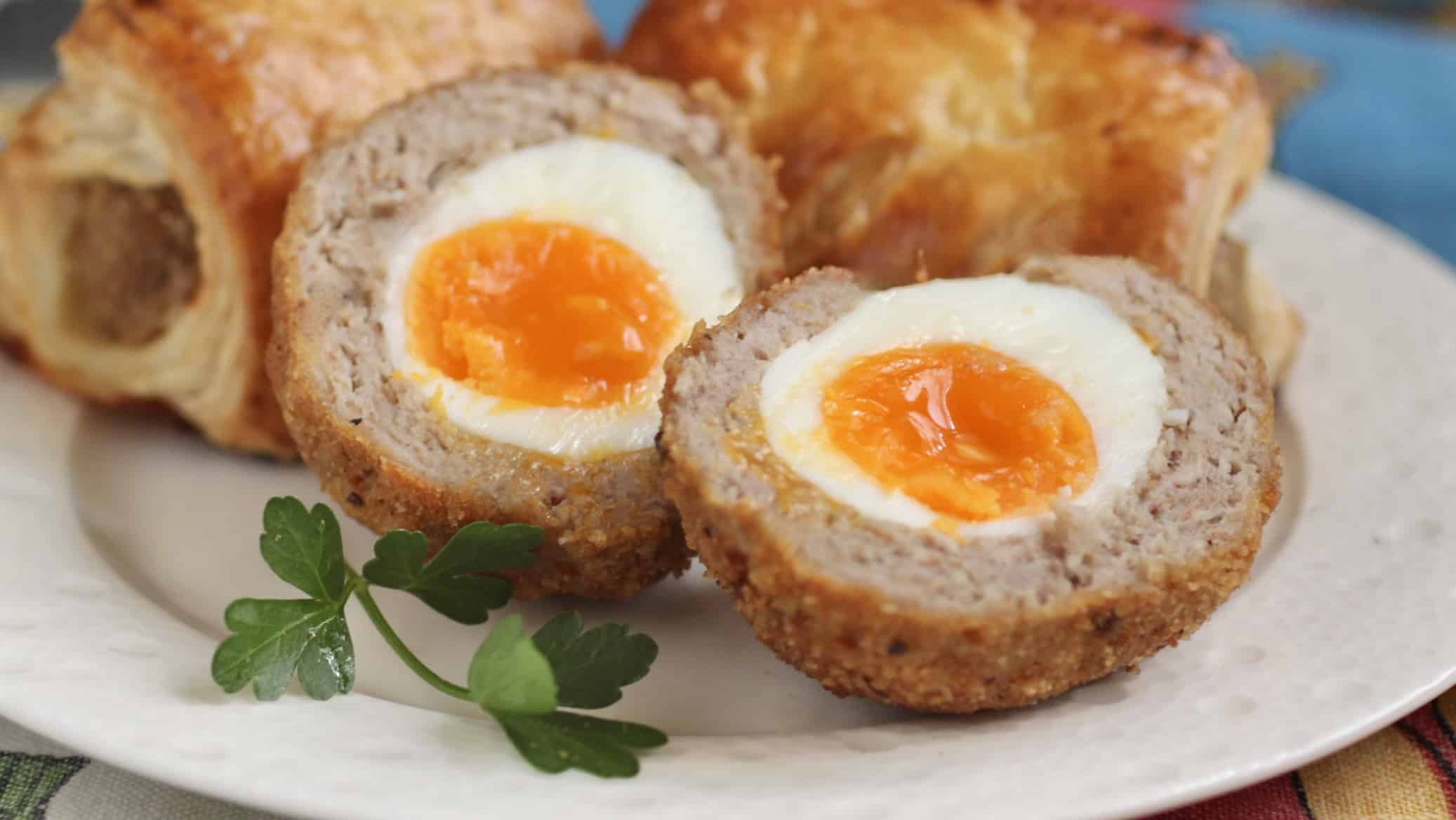 Scotch Eggs DeepFried, SausageCovered Hard Boiled Eggs Christina