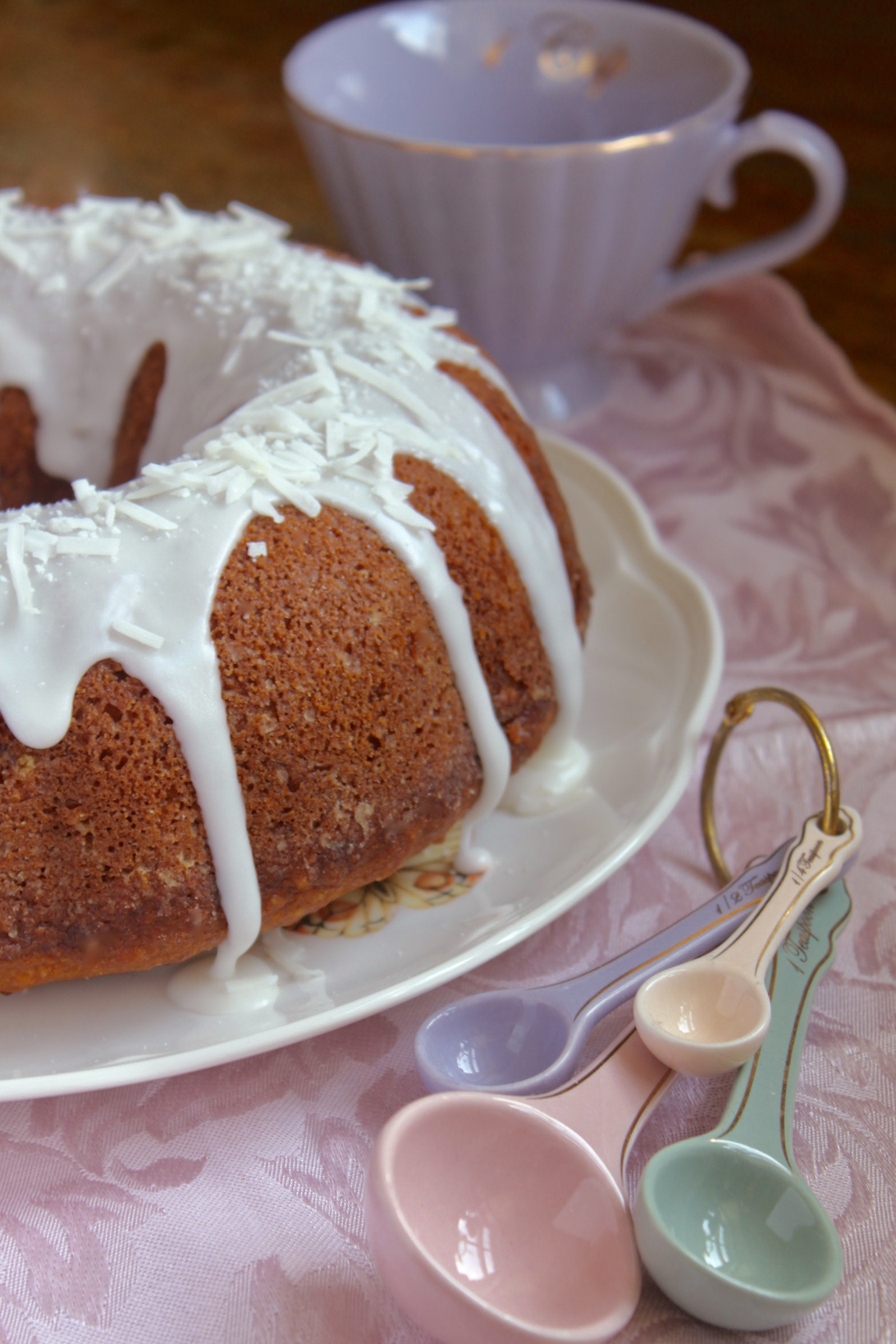 Banana Coconut Bundt Cake with Coconut Icing Christina's Cucina