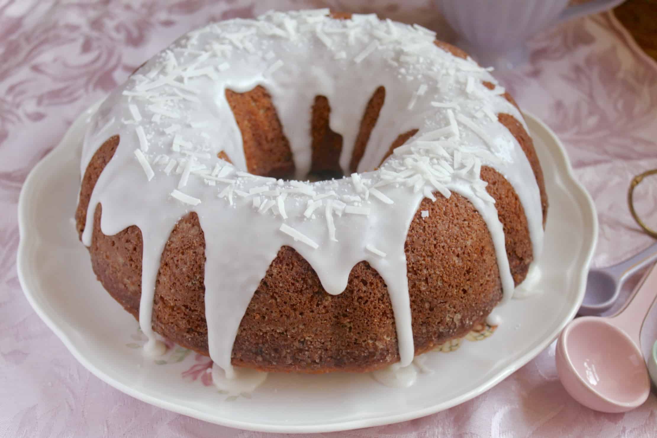 Banana Coconut Bundt Cake with Coconut Icing Christina's Cucina