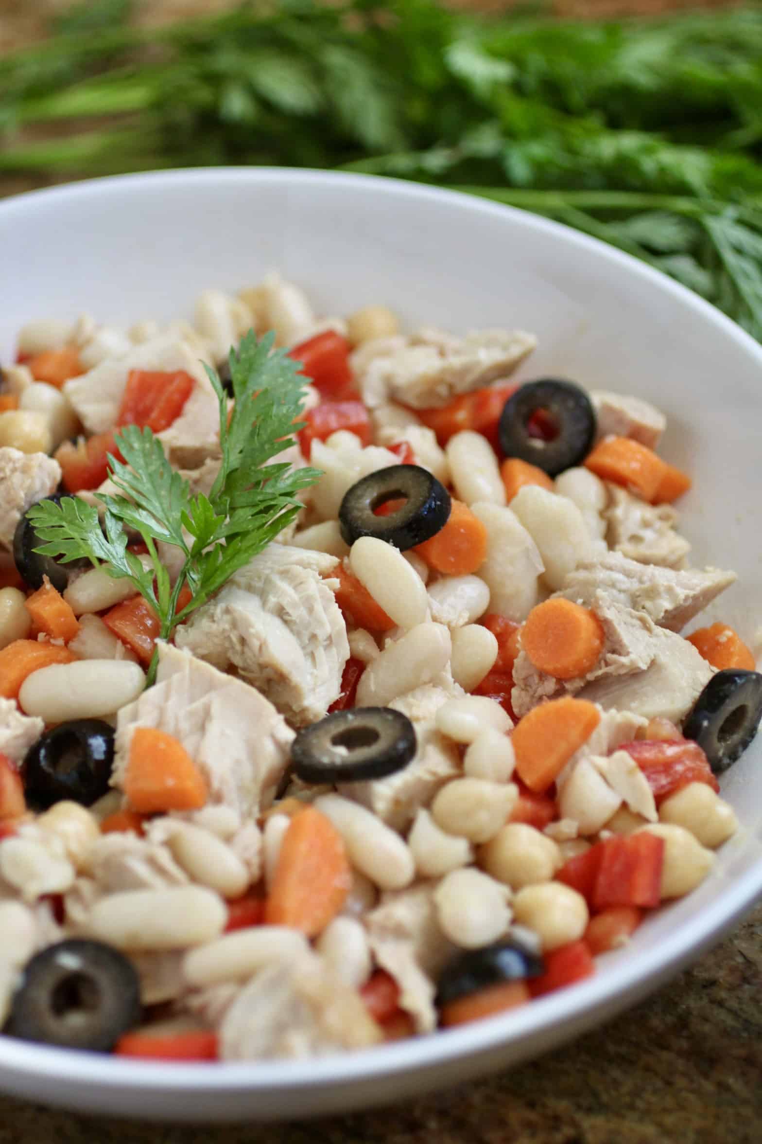 Tuna and Cannellini Bean Salad (High Protein Salad) Christina's Cucina