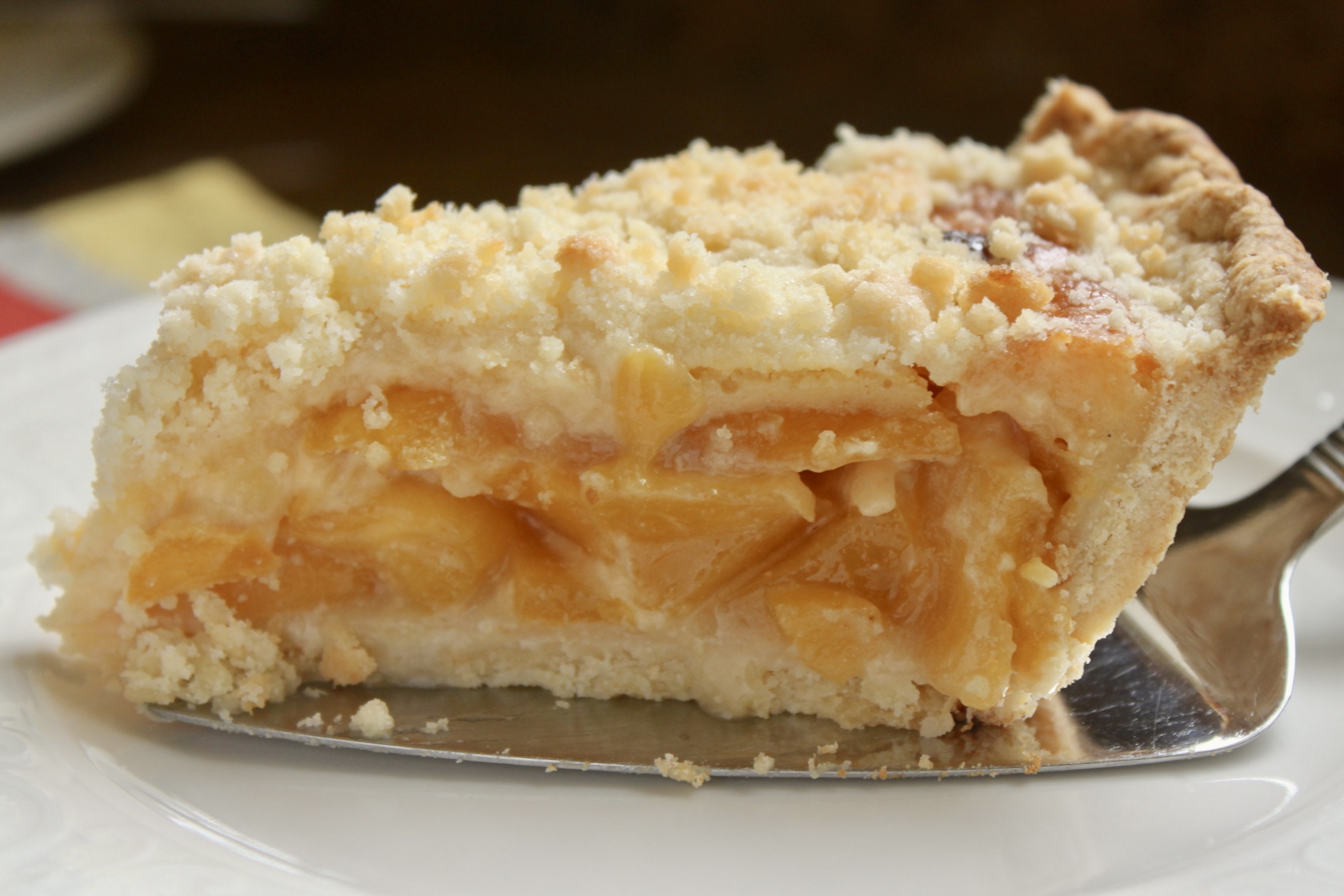 Custard Peach Pie Christina's Cucina