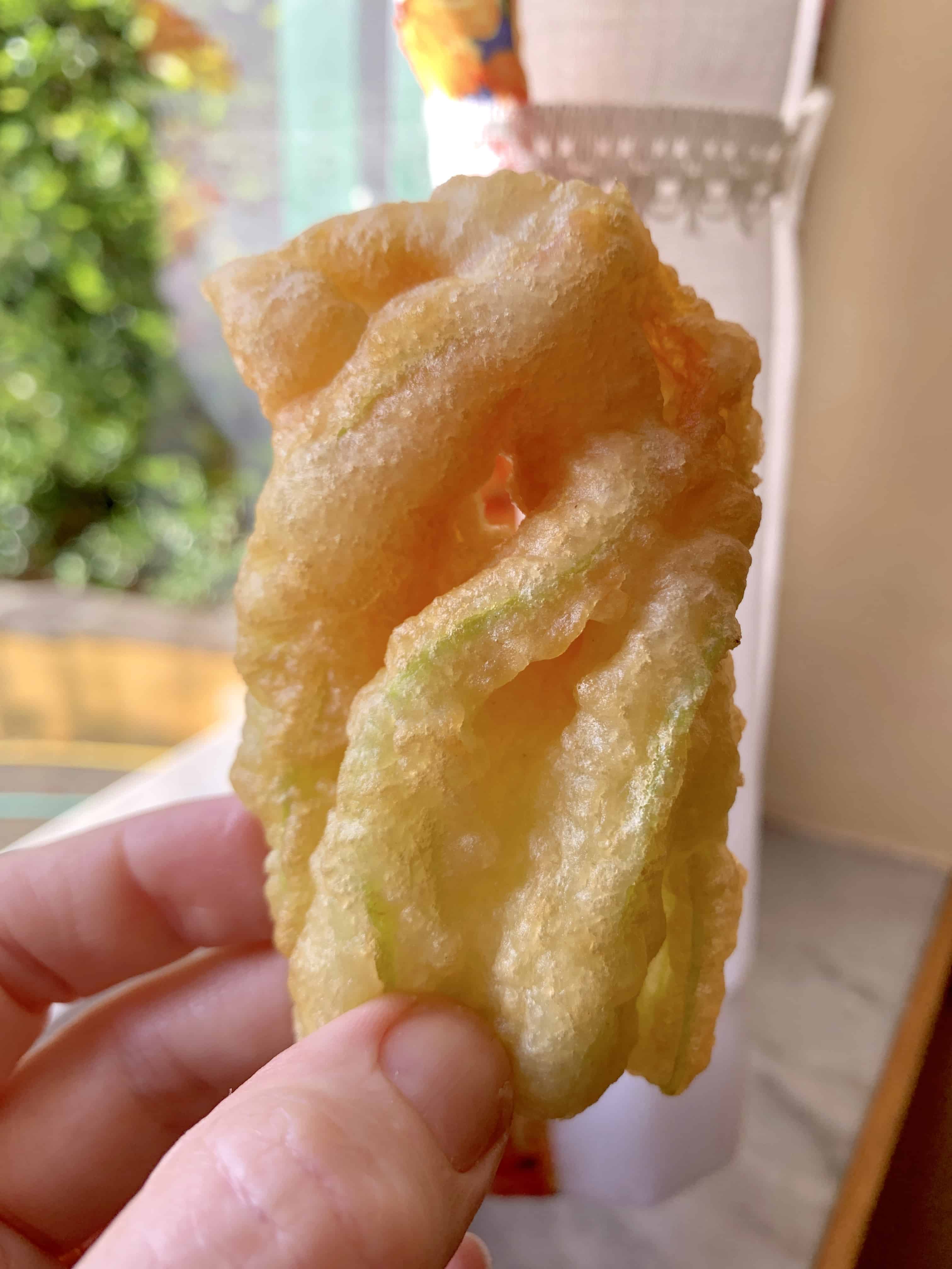 Traditional Italian Fried Zucchini Blossoms (Courgette/Squash Flowers