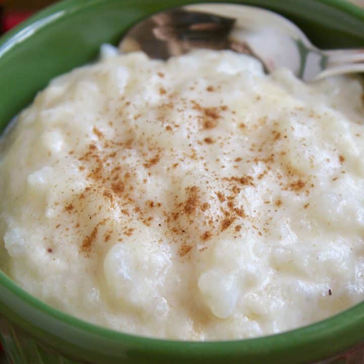 Eggnog Rice Pudding (Easiest Recipe Ever, with Liqueur and No Stirring) Christina's Cucina