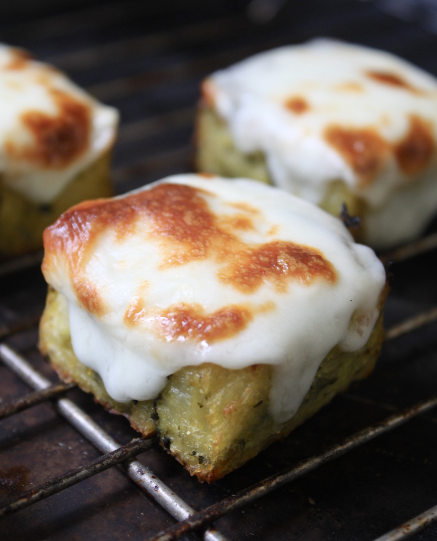 Grilled Polenta with Cheese (How to Use Leftover Polenta) Christina's