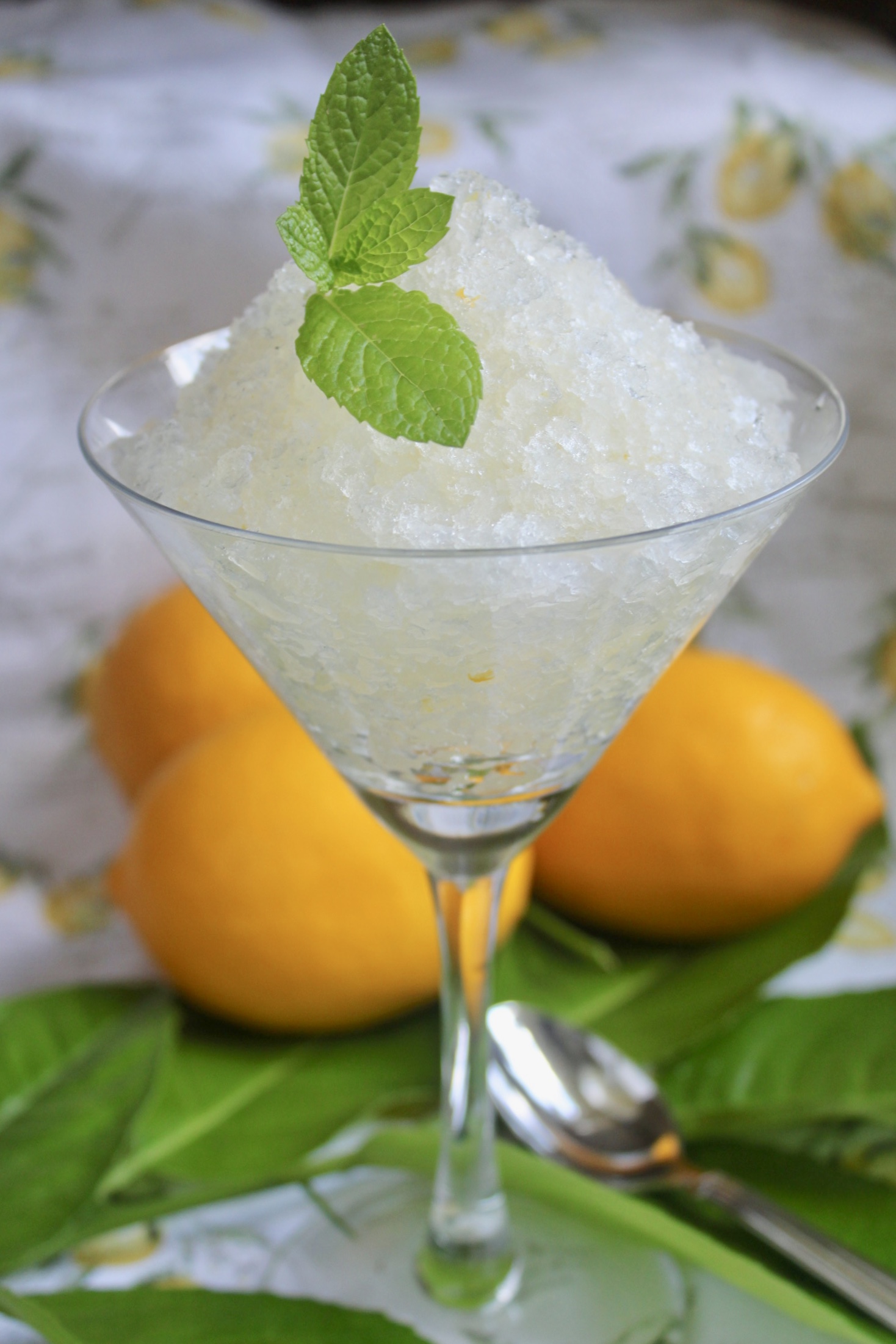 Lemon Granita or Lemon Ice (Granita al Limone) Christina's Cucina