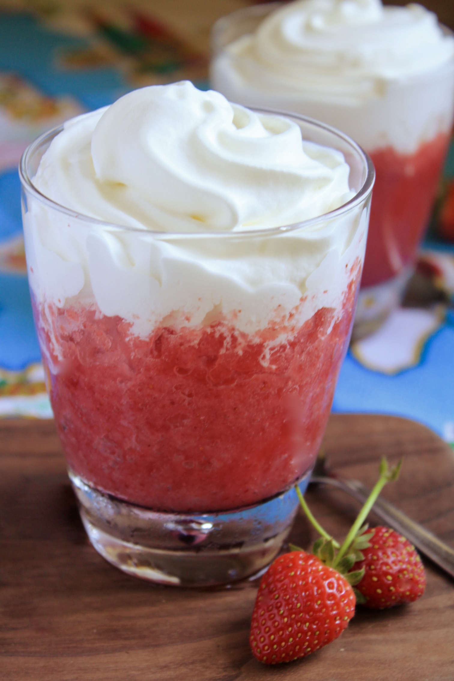 Strawberry Granita (Frozen Strawberry Dessert) SicilianStyle