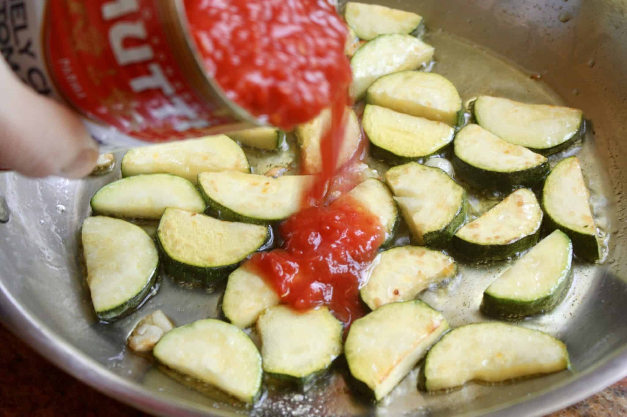 Zucchini Pasta Sauce (Creamy Tomato Style with Hidden Zucchini