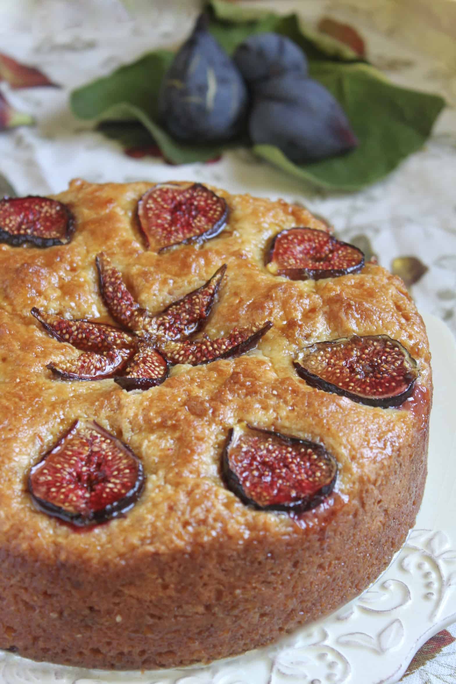 Fig Cake with Orange and Brown Sugar Glaze Christina's Cucina