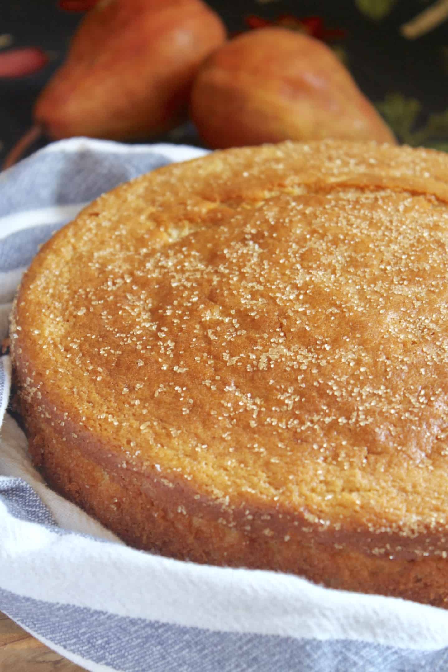 Pear Cake (Using Whole Pears No Peeling Necessary) Christina's Cucina