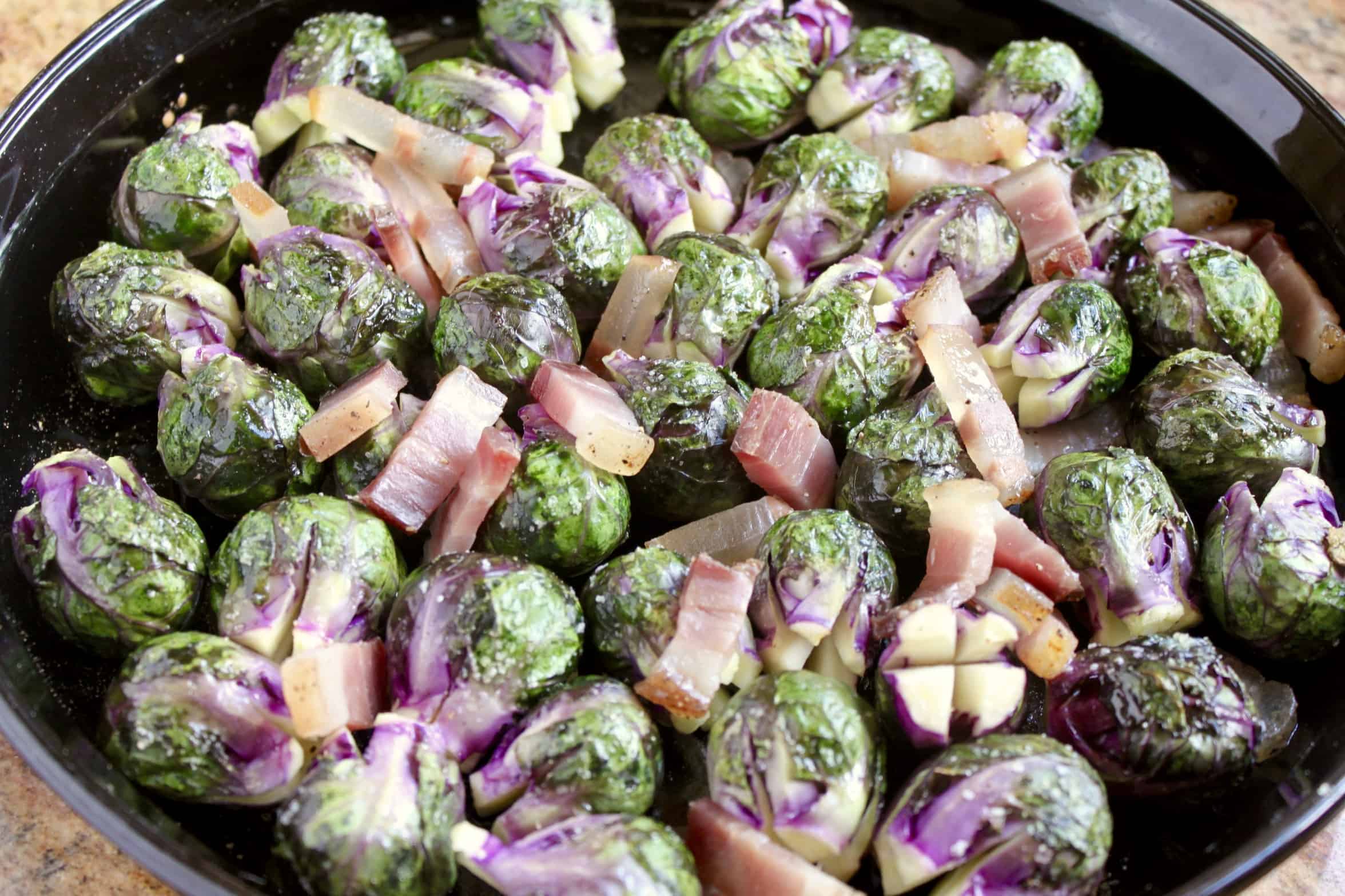 Roasted Brussels Sprouts (with Pancetta) Christina's Cucina