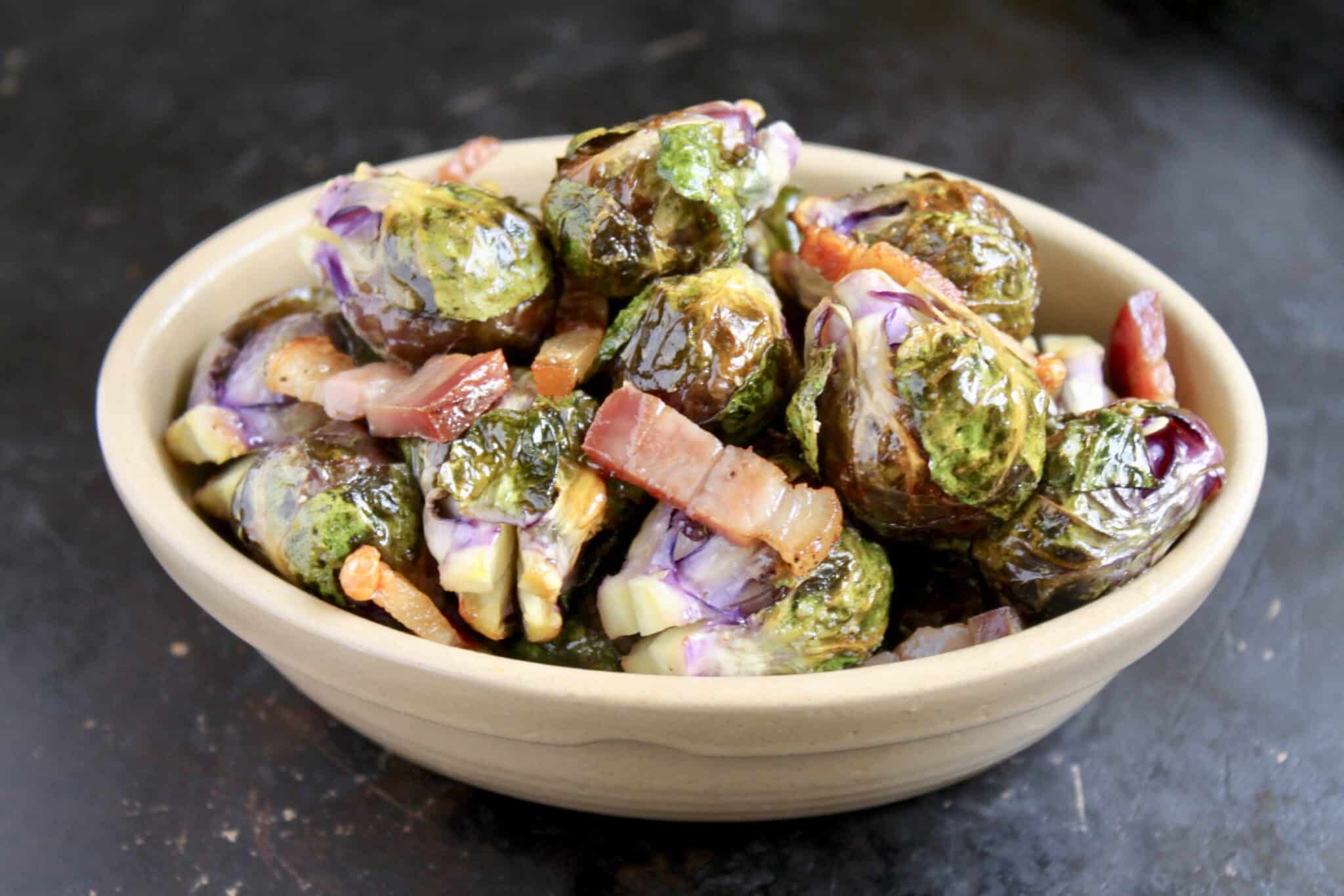 Brussels Sprouts with Pancetta (Oven Roasted) Christina's Cucina