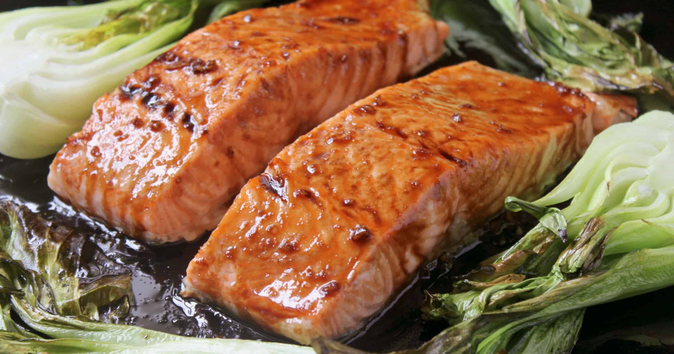 Maple Glazed Salmon with Bok Choy (and The Fresh 20) Christina's Cucina