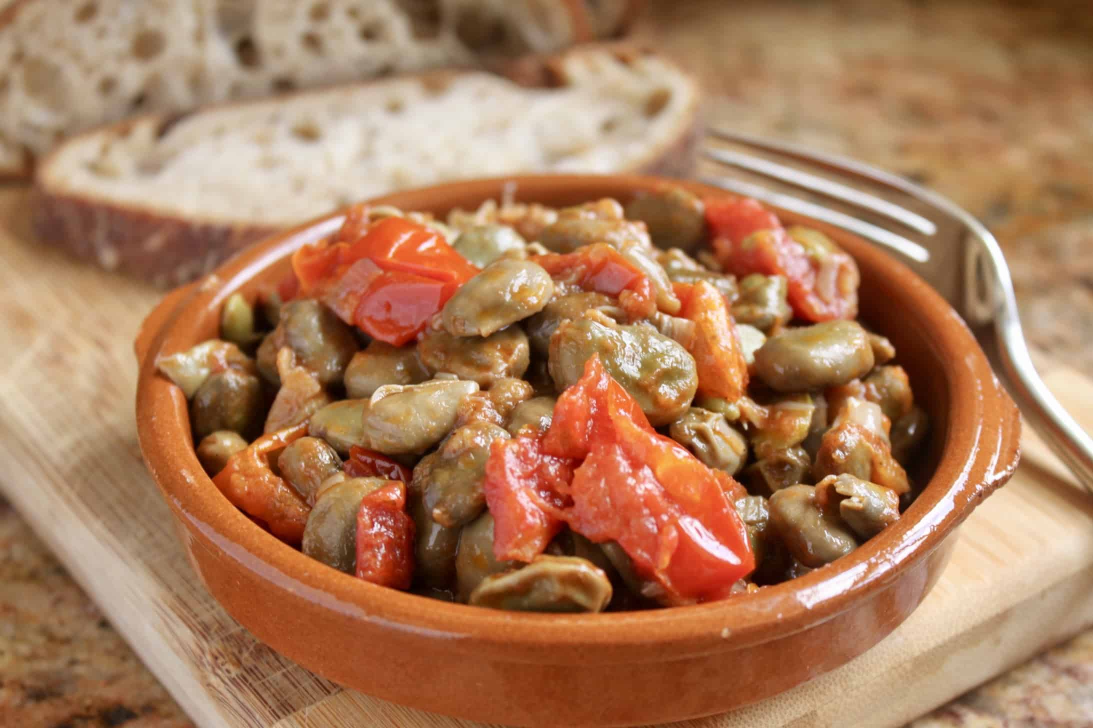 Fava Beans with Tomatoes (Easy Italian Recipe) Christina's Cucina