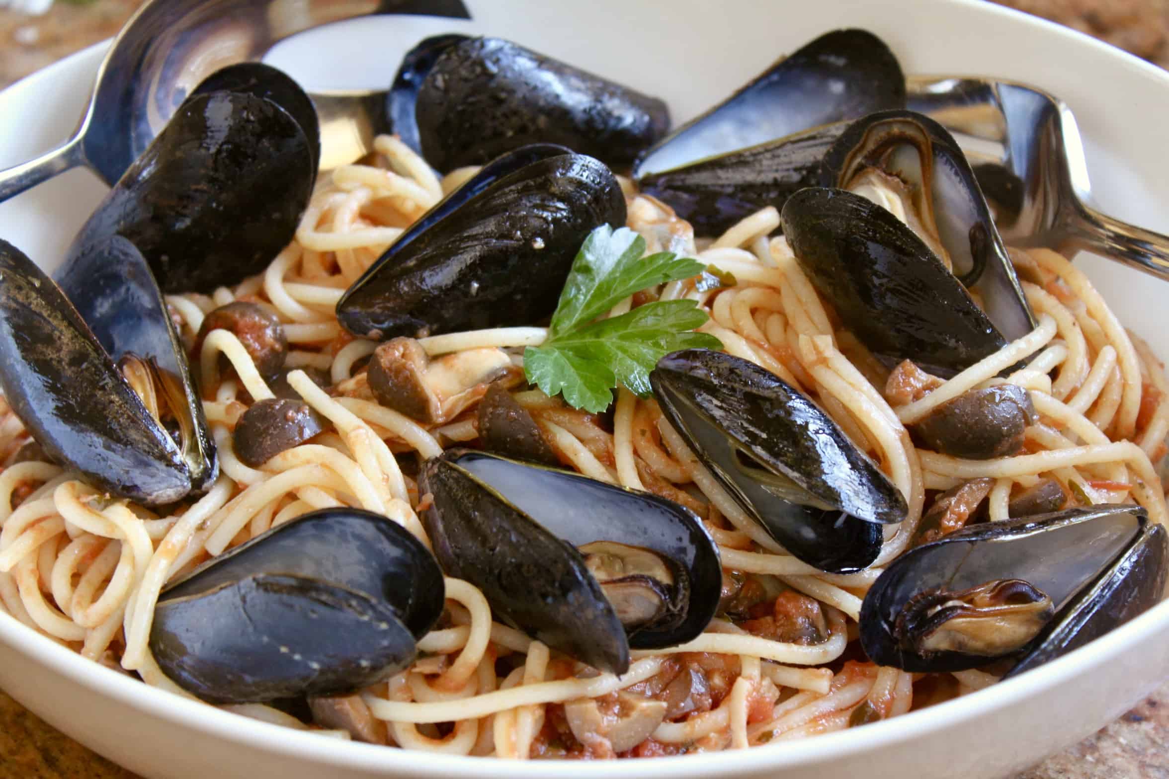 Pasta with Mussels Recipe Christina's Cucina