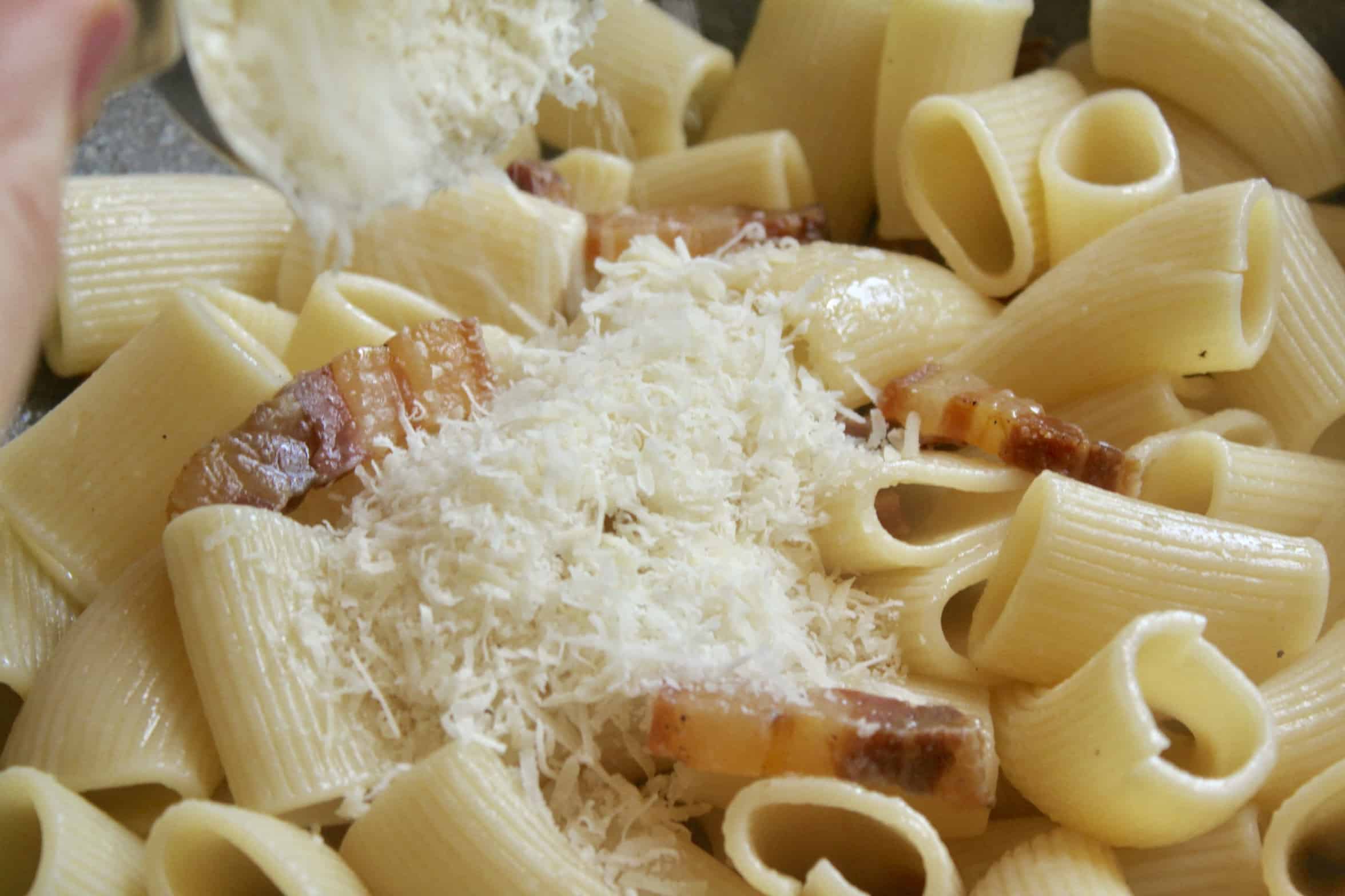 Pancetta Pasta (Quick 4 Ingredient Recipe) Christina's Cucina