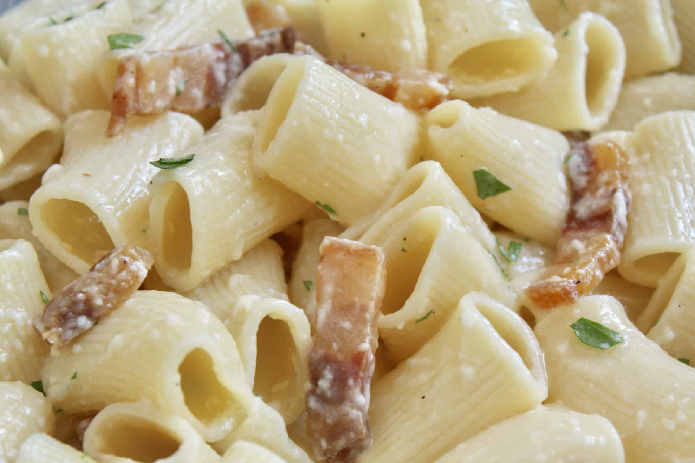 Pancetta Pasta (Quick 4 Ingredient Recipe) Christina's Cucina