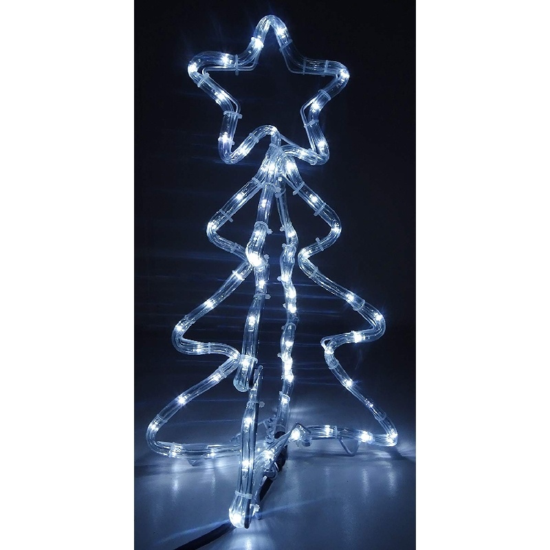Christmas ConceptsÂ® 48cm Sparkling Warm White LED 3D Christmas Tree