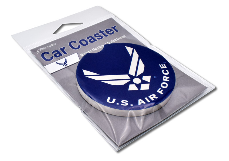 Air Force Car Coaster 2 Pack Elektroplate