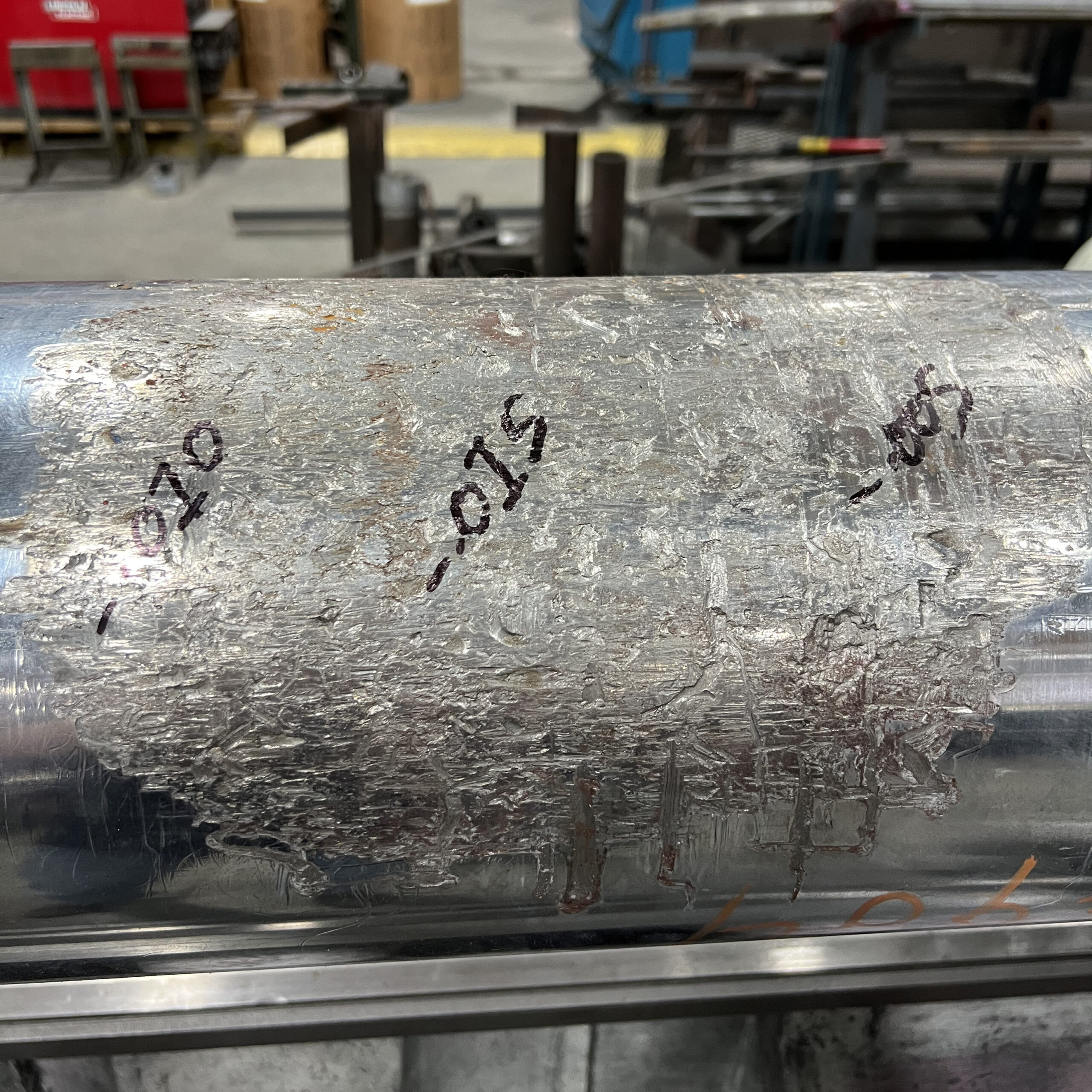 11" Suspension Rod Submerged Arc Welding, Hard Chrome Plating