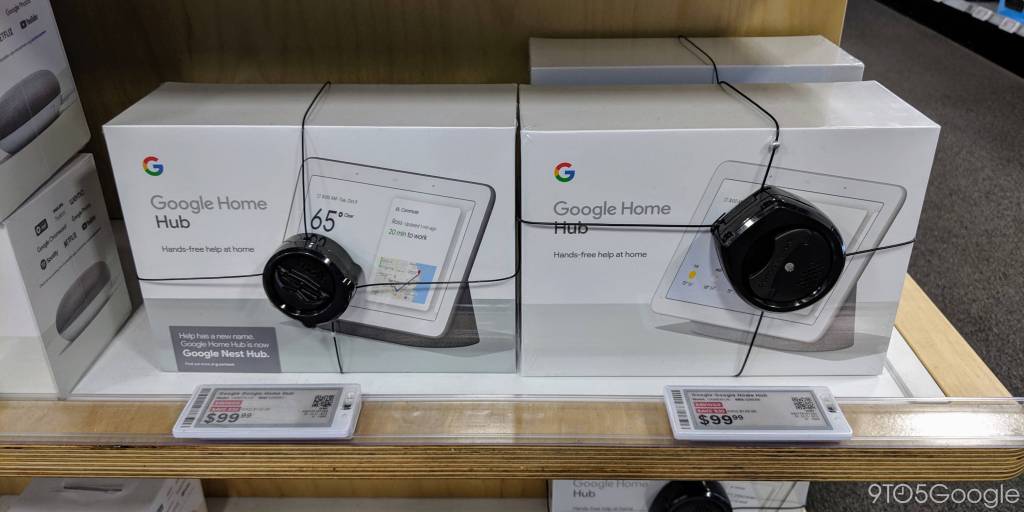 Google’s Home Hub to Nest Hub rebranding effort is a sticker on the box