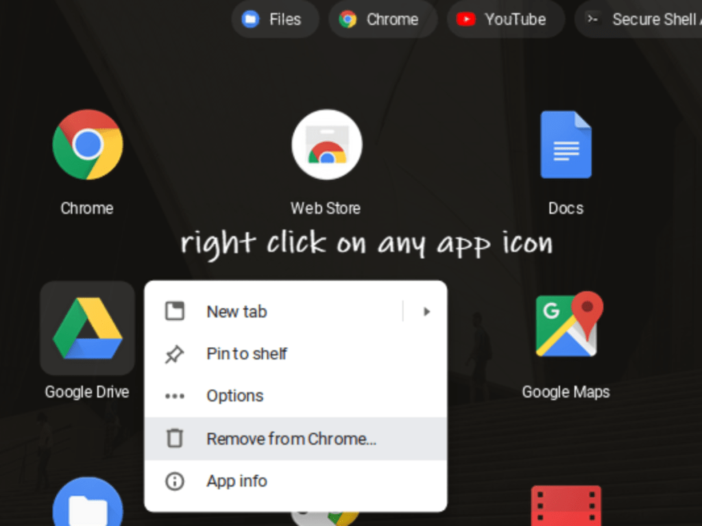 For Beginners How to uninstall extensions & apps from your Chromebook